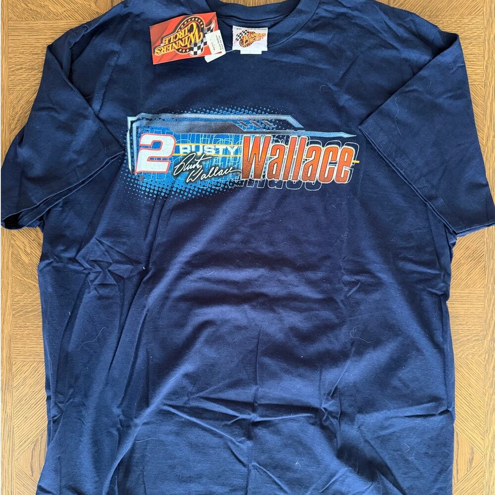 Vintage Rusty Wallace NASCAR Shirt 2XL Miller Lite Racing NWT 2004